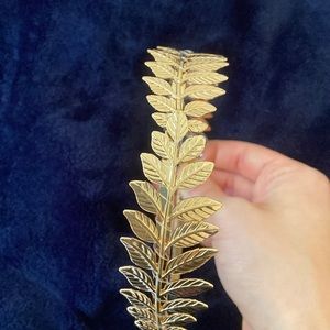 Gold leafed headband